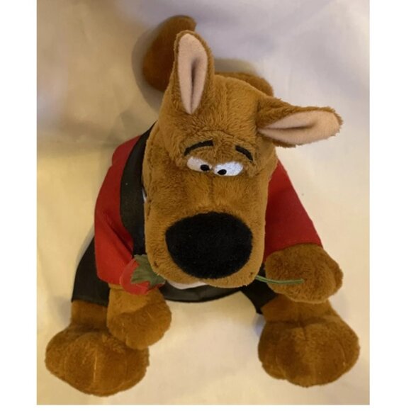 Scooby Doo Red Tuxedo Animated Singing Dancing Plush 2005 How Do Fools Fall In L - Picture 5 of 9
